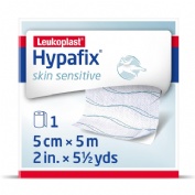 Hypafix skin sensitive - gasa adhesiva para fijacion de apositos (1 unidad 5 m x 5 cm)