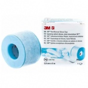 Esparadrapo hipoalergico silicona  1 rollo 5 m x 2,5 cm