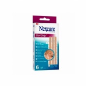 3m nexcare steri strip tan color sutura cutanea esteril 3 unidades 6 mm x 75 mm