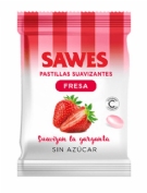 Sawes Pastillas Suavizantes Fresa 50g