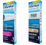 PACK Clearblue Test embarazo detección ultratemprana + test indicador de semanas (2 ud)