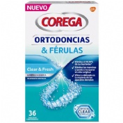 Corega Ortodoncias & Férulas (36 tabletas limpiadoras)