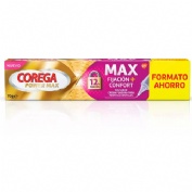 Corega Max Fijación + confort Sin sabor 70 g