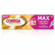 Corega Max Fijación + confort Sin sabor 40 g