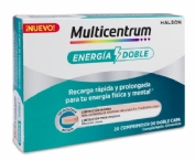 Multicentrum energía doble 20 comprimidos