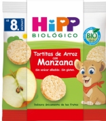 HiPP Tortitas de arroz con manzana BIO 30g