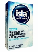 Isla Medic Acute 20 pastillas blandas sabor herbal