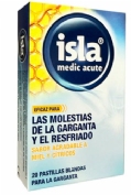 Isla Medic acute 20 pastillas blandas sabor miel y cítricos