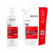 Dercos duplo champu + refill energy