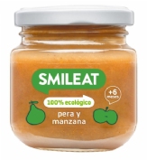 Smileat  1 tarrito 130 g sabor pera y manzana