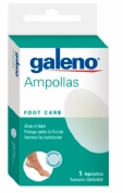 Galeno Ampollas con hidrocoloide 68 mm x 43 mm tamaño grande 5 ud