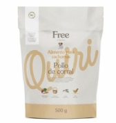 DingoNatura Free pienso para perro cachorro Pollo de corral 500g