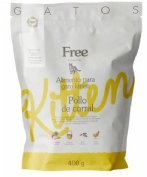 DingoNatura Free gato kitten pollo de corral 400g