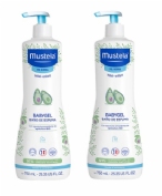 Mustela Duplo Babygel Baño de espuma 750ml x 2ud