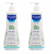Mustela Duplo Hydra bebé Leche corporal 500ml x 2ud