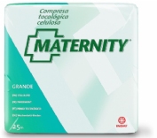 Maternity Compresas Postparto Grande 25 unidades