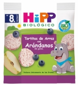 HiPP Tortitas de Arroz con Arándanos bio 30g