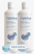 Opticvue Duplo Solución única con ácido hialurónico 2ud x 360ml