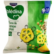 Bledina bio snack flores de lentejas y maiz 1 envase 20 g