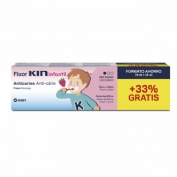 Fluor kin infantil pasta dentifrica  1 tubo 75 ml + 25 ml sabor fresa