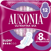 Compresas higienicas femeninas ausonia airdry super alas 12 unidades - ausonia airdry