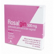 ROSALGIN 500 mg GRANULADO PARA SOLUCION VAGINAL, 10 sobres
