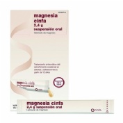 MAGNESIA CINFA 2,4 g SUSPENSION ORAL , 14 sobres
