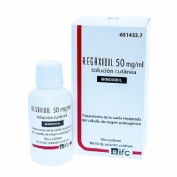 REGAXIDIL 50 mg/ml SOLUCION CUTANEA , 1 frasco de 60 ml