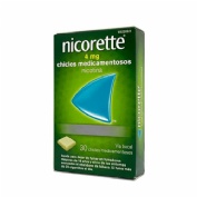 NICORETTE 4 mg CHICLES MEDICAMENTOSOS, 30 chicles