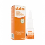 UTABON 0,5 mg/ml SOLUCION PARA PULVERIZACION NASAL CON BOMBA DOSIFICADORA, 1 envase pulverizador de 