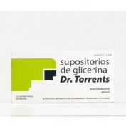 SUPOSITORIOS DE GLICERINA DR. TORRENTS ADULTOS BLISTER, 12 supositorios