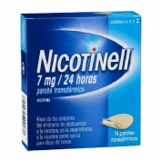 NICOTINELL 7 MG/24 HORAS PARCHE TRANSDERMICOS , 14 parches