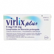 VIRLIX PLUS COMPRIMIDOS DE LIBERACION PROLONGADA  , 14 comprimidos