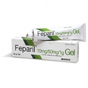 FEPARIL 10mg/g + 50mg/g GEL , 1 tubo de 40 g