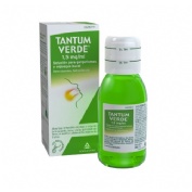 TANTUM VERDE 1,5 mg/ml SOLUCION PARA GARGARISMOS Y ENJUAGUE BUCAL , 1 frasco de 240 ml