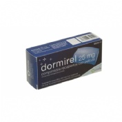DORMIREL 25 mg COMPRIMIDOS RECUBIERTOS CON PELICULA, 16 comprimidos