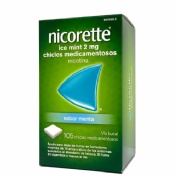 NICORETTE ICE MINT 2 mg CHICLES MEDICAMENTOSOS, 105 chicles