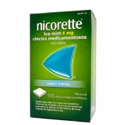 NICORETTE ICE MINT 4 mg CHICLES MEDICAMENTOSOS, 105 chicles