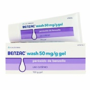 BENZAC WASH 50 MG/G GEL , 1 tubo de 100 g