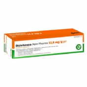 DICLOFENACO KERN PHARMA  11,6 mg/g GEL, 1 tubo de 60 g