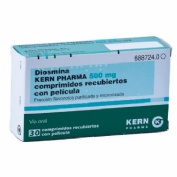 DIOSMINA KERN PHARMA 500 mg COMPRIMIDOS RECUBIERTOS CON PELICULA , 30 comprimidos