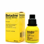 BETADINE 100 MG/ML SOLUCIÓN CUTÁNEA , 1 frasco de 50 ml