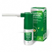 TANTUM VERDE 0,51 MG/PULSACION SOLUCION PARA PULVERIZACION BUCAL , frasco de 15 ml