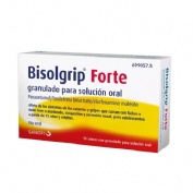 BISOLGRIP FORTE GRANULADO PARA SOLUCION ORAL , 10 sobres