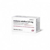 ORALSONE  ADULTOS 2,5 mg COMPRIMIDOS PARA CHUPAR, 12 comprimidos