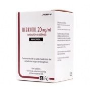 REGAXIDIL 20 mg/ml SOLUCION CUTANEA , 120 ml (2 frascos de 60 ml)