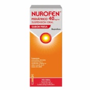 NUROFEN PEDIATRICO 40 MG/ML SUSPENSION ORAL SABOR FRESA, 1 frasco de 150 ml