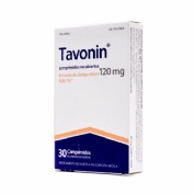 TAVONIN 120 MG COMPRIMIDOS RECUBIERTOS CON PELICULA , 30 comprimidos