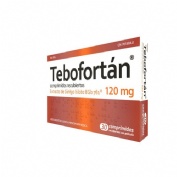 TEBOFORTAN 120 MG COMPRIMIDOS RECUBIERTOS CON PELICULA , 30 comprimidos
