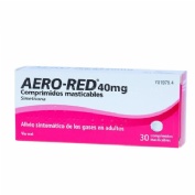 AERO RED 40 mg COMPRIMIDOS MASTICABLES , 30 comprimidos